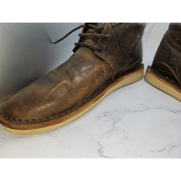 OLIBERTE Chukka Leather Lace-up Boots Men's Size 40 EU/US 7 - Picture 11 of 16